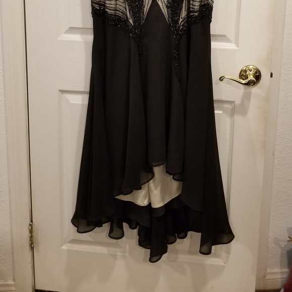 Jasz Couture Black Beaded Gown - Picture 13 of 13